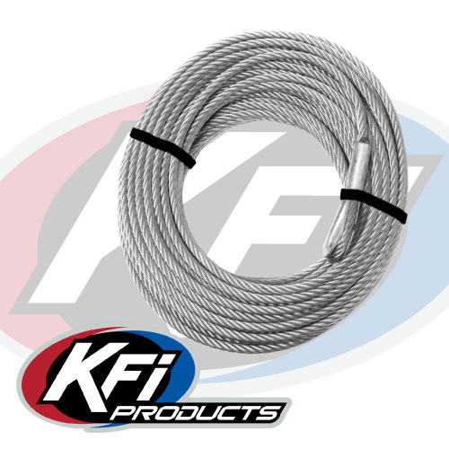 2500-3500 lb. Replacement Cable - KFI ATV Winch, Mounts and