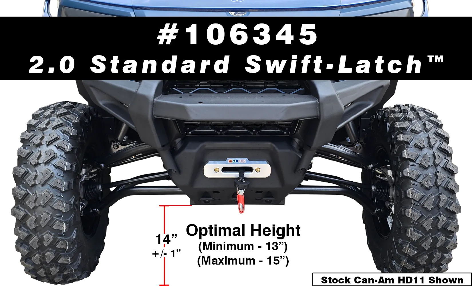 Can-Am HD11 Standard Swift-Latch Plow Mount